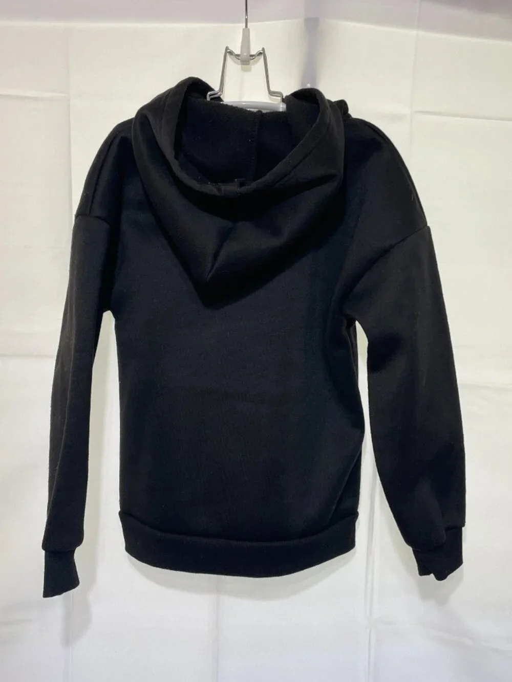 Kids Black Hoodie with Cross and Scripture Philippians 4:13